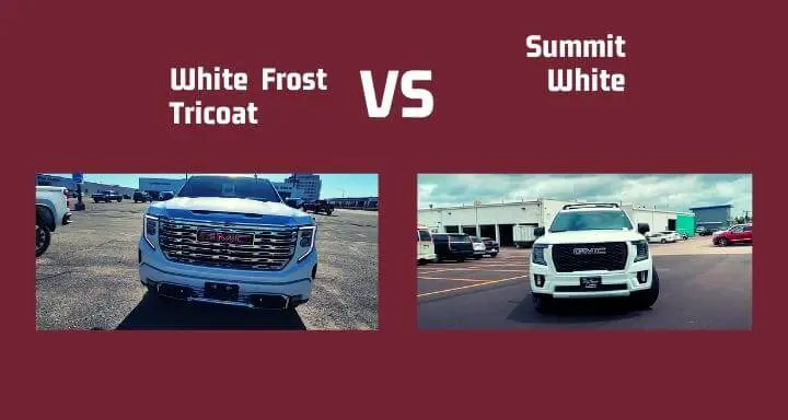 White Frost Tricoat and Summit White In Depth Comparison