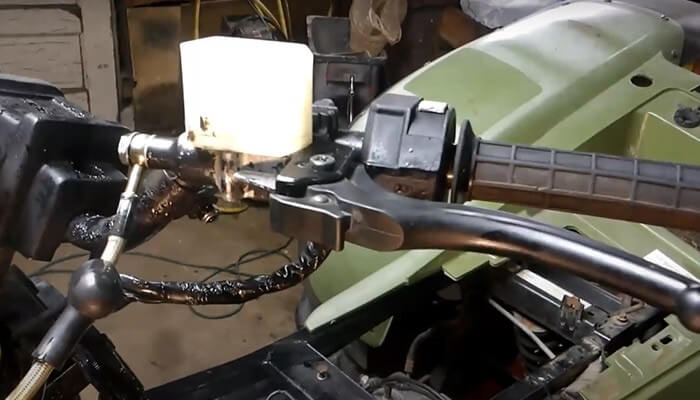 Master Cylinder on a Polaris Sportsman