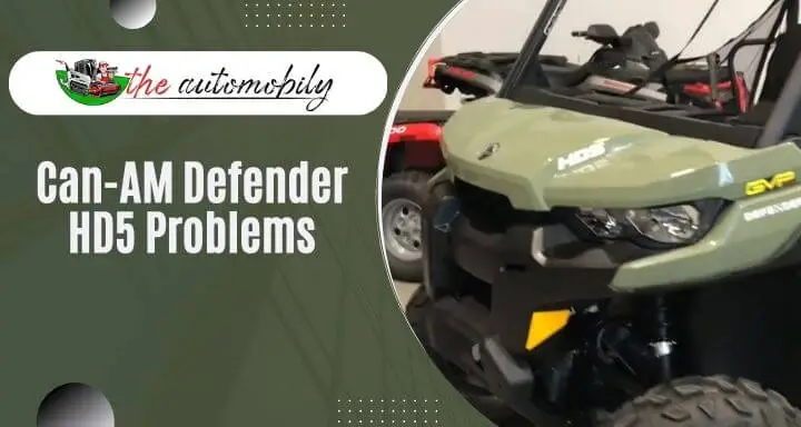 Can-AM Defender HD5 Problems? Not Any More!