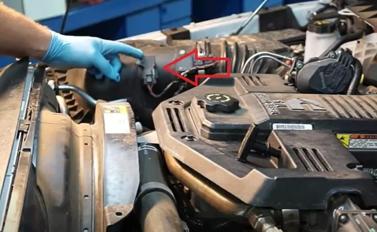 location of the IAT sensor in the 6.7 Cummins engine